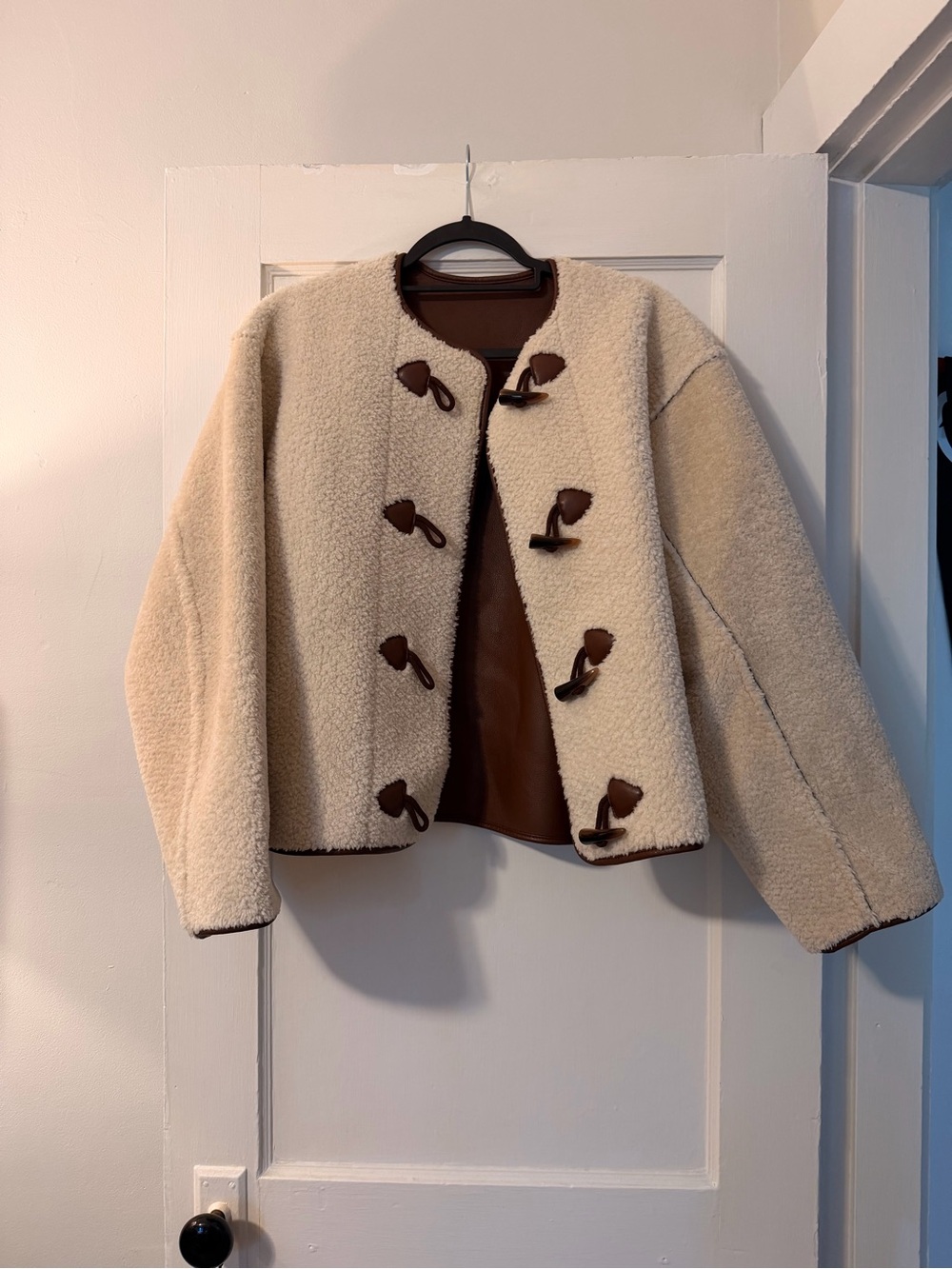 Splendid x Cella Jane Reversible Sherpa Coat - Picture 6 of 7
